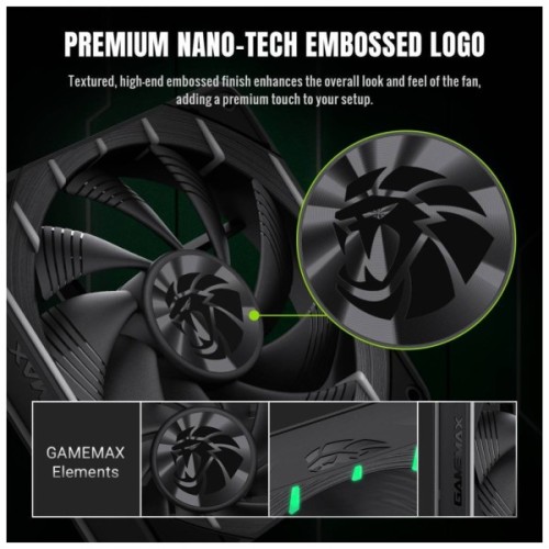 Кулер до корпусу Gamemax Tornado T12 ARGB