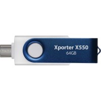 USB флеш накопичувач Patriot 64GB Xporter X550 USB 3.2/Type-C (PS64GX550AAD)