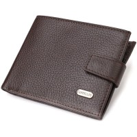 Гаманець Canpellini З натуральної шкіри флотар Коричневий (21944)