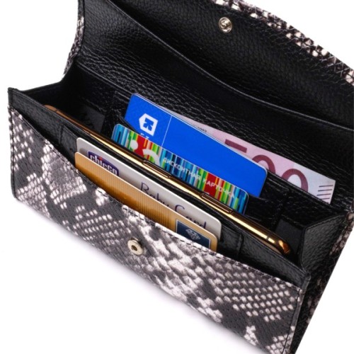 Портмоне Canpellini З натуральної шкіри Різнобарвне (21692)