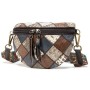 Сумка Vintage Жіноча поясна шкіряна Різнокольорова (20342)