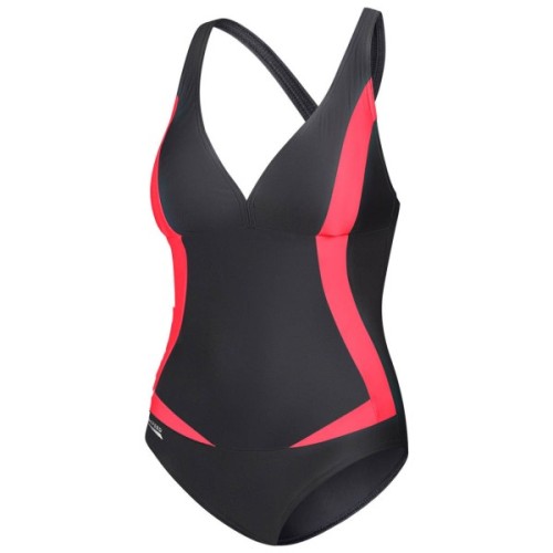 Купальник Aqua Speed Greta 351-03 темно-сірий, рожевий 36 (5908217655349)