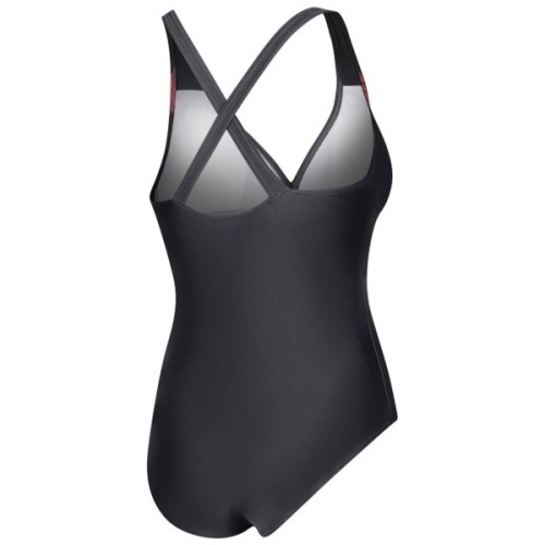 Купальник Aqua Speed Greta 351-03 темно-сірий, рожевий 36 (5908217655349)