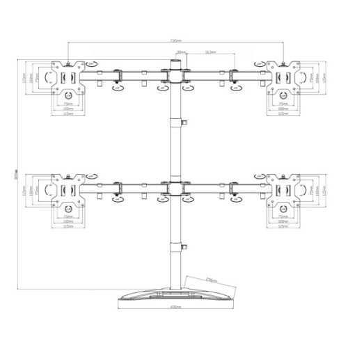 Кронштейн Vinga TD22-1054
