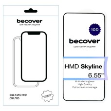 Скло захисне BeCover HMD Skyline 10D Black (713573)