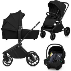 Коляска Lionelo 3 в 1 MIKA PLUS BLACK ONYX (LO-MIKA PLUS 3IN1 BLACK ONYX)