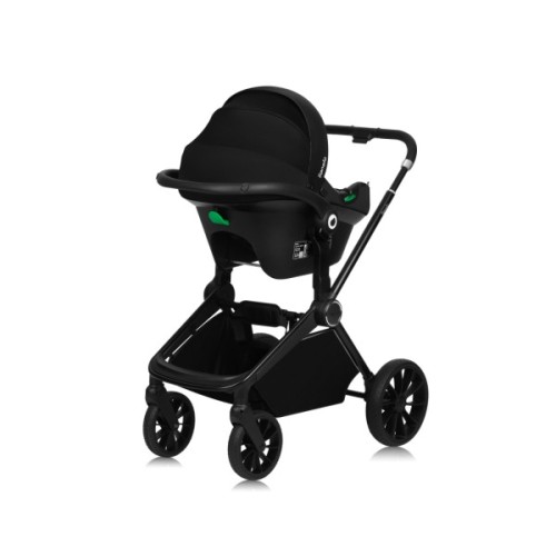 Коляска Lionelo 3 в 1 MIKA PLUS BLACK ONYX (LO-MIKA PLUS 3IN1 BLACK ONYX)