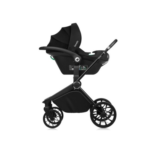 Коляска Lionelo 3 в 1 MIKA PLUS BLACK ONYX (LO-MIKA PLUS 3IN1 BLACK ONYX)