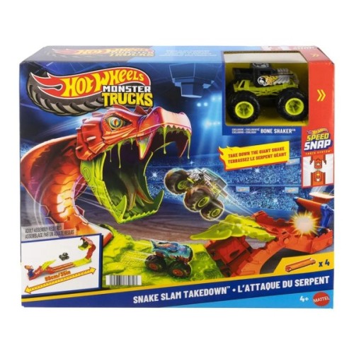 Автотрек Hot Wheels Monster Trucks Атака змії (JJN44)
