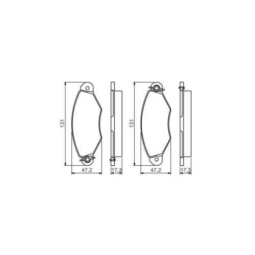 Гальмівні колодки Bosch 0 986 495 235