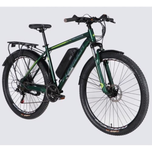 Електровелосипед Formula 29" eMOTION PLUS DD FR рама-19" 36B 12.5А*г 500Вт 2026 зелено-сірий (ELB-FR-29-257)