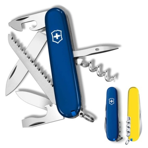 Ніж Victorinox Camper Ukraine 91 мм Синьо-жовтий (1.3613.2.8)