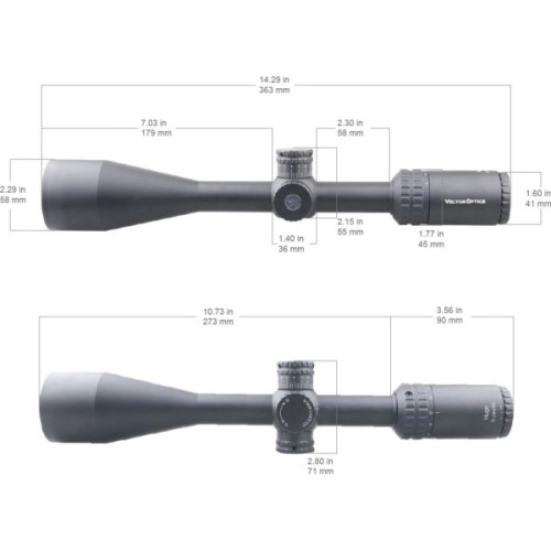 Оптичний приціл Vector Optics Hugo 6-24x50 (25,4 мм) SFP (SCOL-31)