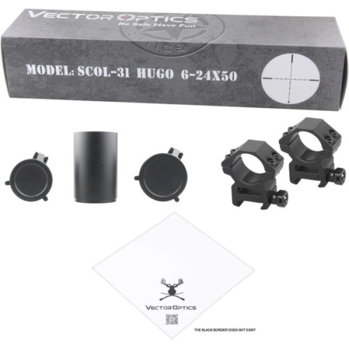Оптичний приціл Vector Optics Hugo 6-24x50 (25,4 мм) SFP (SCOL-31)