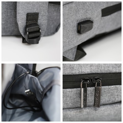 Рюкзак туристичний NikiBo Lite 15л сірий (30010205-07)