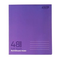 Зошит ZiBi MONOCHROME 48 аркушів, клітинка англійська мова (ZB.1705-07)