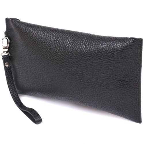 Косметичка Shvigel Шкіряна тревел Чорна (16416)