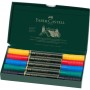 Художній маркер Faber-Castell акварельні двосторонні Albrecht Dürer Faber-Castell, набір 5 кольорів (29358)