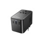 Мережевий фільтр живлення HOCO AC18A 1 роз, 2 USB, USB-C, 35W, 1,5м, Black (AC18AB)