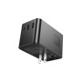 Мережевий фільтр живлення HOCO AC18A 1 роз, 2 USB, USB-C, 35W, 1,5м, Black (AC18AB)