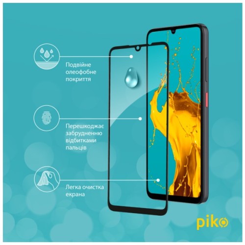 Скло захисне Piko Full Glue ESD ZTE Blade A36 Black (1283126635625)