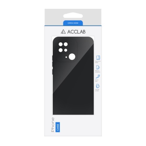 Чохол до мобільного телефона ACCLAB SoftShell Xiaomi Redmi 10C Black (1283126552977)