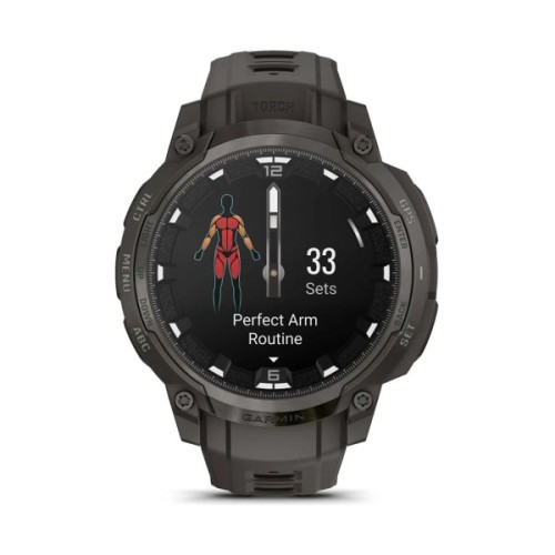 Смарт-годинник Garmin Instinct Crossover AMOLED, Charcoal Grey/Charcoal Grey, GPS смарт-годинник (010-03398-00)