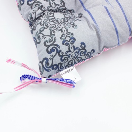 Подушка на стілець MirSon Бязь Принт 18-636 Rozalin 40х50 см (2200006277200)