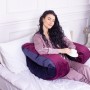 Подушка MirSon для вагітних і відпочинку Velvet Line №8023 U-подібна Primula (2200006178552)
