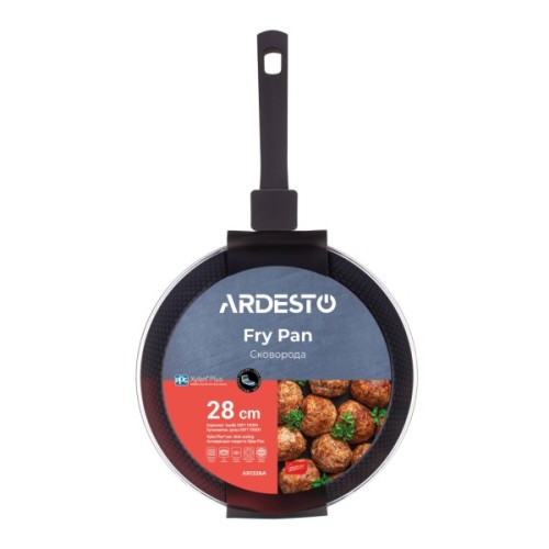 Сковорода Ardesto Gemini Salerno, 28см, алюміній, чорний (AR1328A)