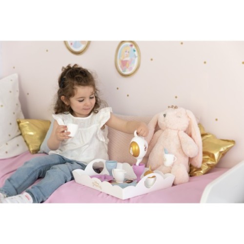 Ігровий набір Smoby Візок Дісней Принцеси зі знімним підносом із сервізом 17 аксесуарів (312502)