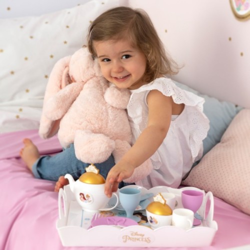 Ігровий набір Smoby Візок Дісней Принцеси зі знімним підносом із сервізом 17 аксесуарів (312502)