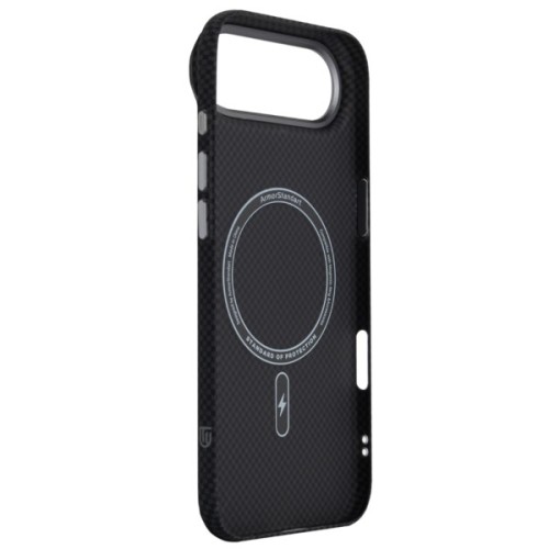 Чохол до мобільного телефона Armorstandart LikeCarbon2 MagCase Apple iPhone 17 Air Kevlar Black (ARM88380)