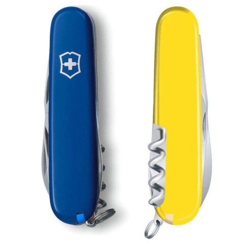Ніж Victorinox Spartan Ukraine 91 мм Синьо-Жовтий (1.3603.2.8)