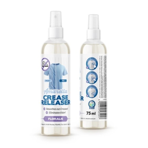 Засіб для прасування Amarella Праска-спрей розгладжувач складок Floralis 75 мл (5907100190257)