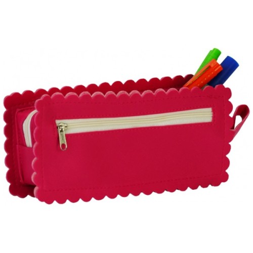 Пенал Cool For School 1 відділення Рожевий (J-2609-pink)