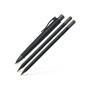 Ручка кулькова Faber-Castell набір кулькова ручка + 2 олівця Writing Set POLY BALL Urban, колір чорнний (32576)