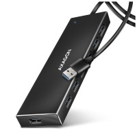 Концентратор AXAGON USB 3.1 to 7xUSB 3.0 black (HUE-F7A)