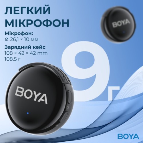 Мікрофон Boya LINK 3-01 Type-C/TRS/Lightning Black (LINK 3-01)