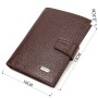 Гаманець Canpellini З натуральної шкіри Флотар Коричневий (21737)