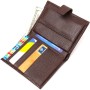 Гаманець Canpellini З натуральної шкіри Флотар Коричневий (21737)