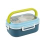 Ланч-бокс Kite з розділювачем 1100 мл, синій (K25-1182-2)