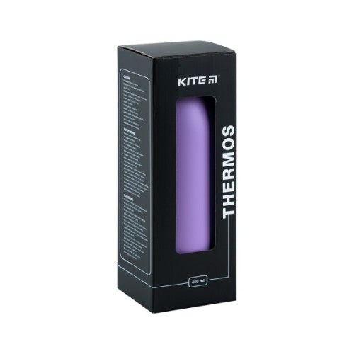 Термос Kite 450 мл лавандовий (K24-1208-3)