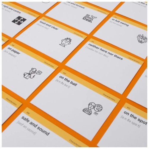 Навчальний набір English Student Картки для вивчення англійської мови Idioms B1-B2 (укр.) (591225996)