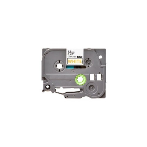 Стрічка для принтера етикеток UKRMARK B-T331P, ламінована, 12мм х 8м, gold on white, аналог TZe331 (900783)