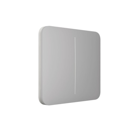 Накладна панель Ajax SoloButton 2-gang димний