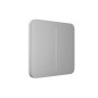 Накладна панель Ajax SoloButton 2-gang димний