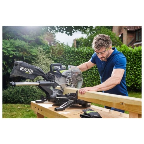 Торцювальна пила Ryobi ONE+ НР RMS18254X-0 18В з протяжкою, диск 254мм, (без АКБ та ЗП) (5133005736)