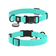 Нашийник для тварин WAUDOG Magnet c QR паспортом, магнітна пряжка-фастекс XL тіффані (279727)