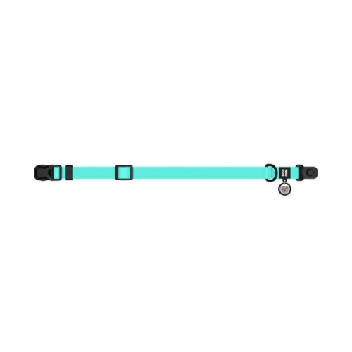 Нашийник для тварин WAUDOG Magnet c QR паспортом, магнітна пряжка-фастекс XL тіффані (279727)